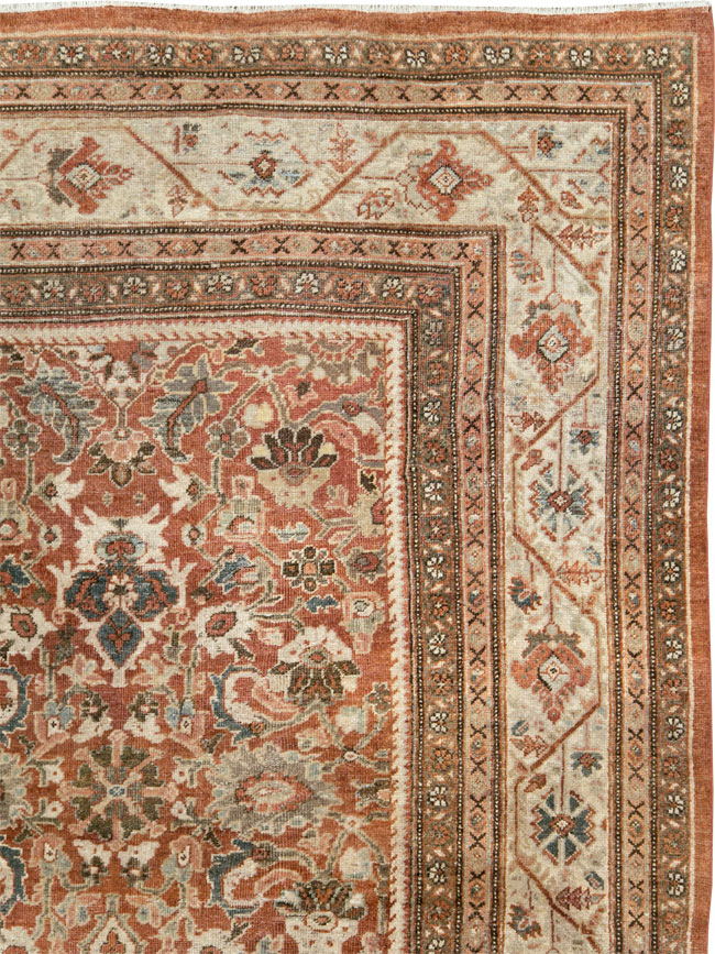 Antique Persian Mahal Carpet, No.27647 - Gss