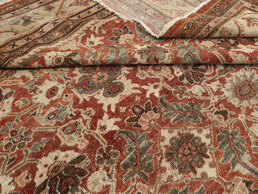 Antique Persian Mahal Carpet, No.27647 - Gss