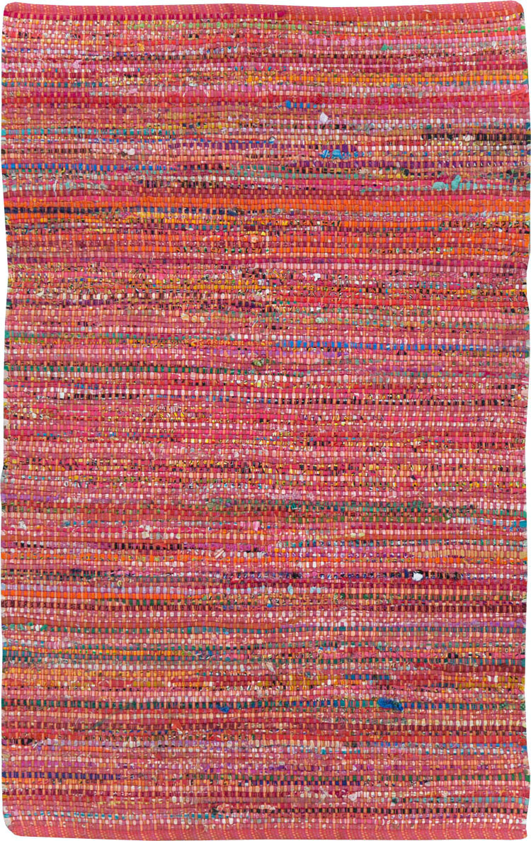 Vintage American Rag Rug, No.27654 - Gss
