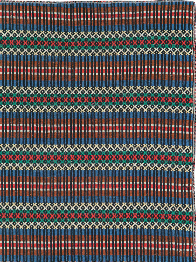 Vintage European Flatweave, No.27655 - Gss