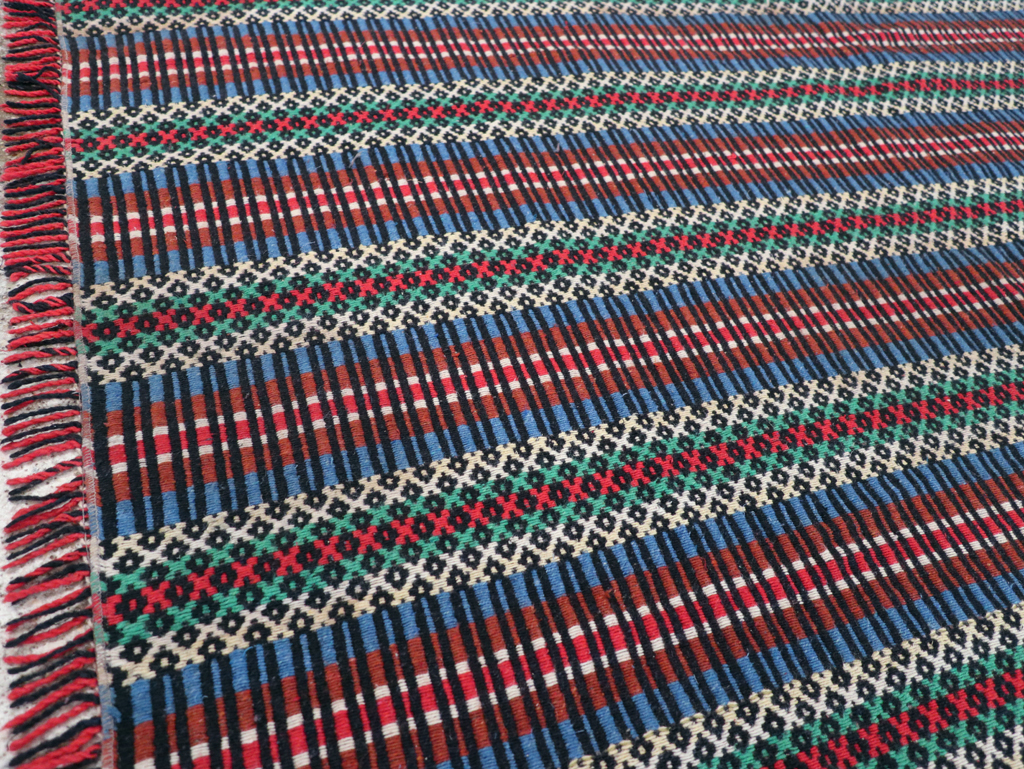 Vintage European Flatweave, No.27655 - Gss