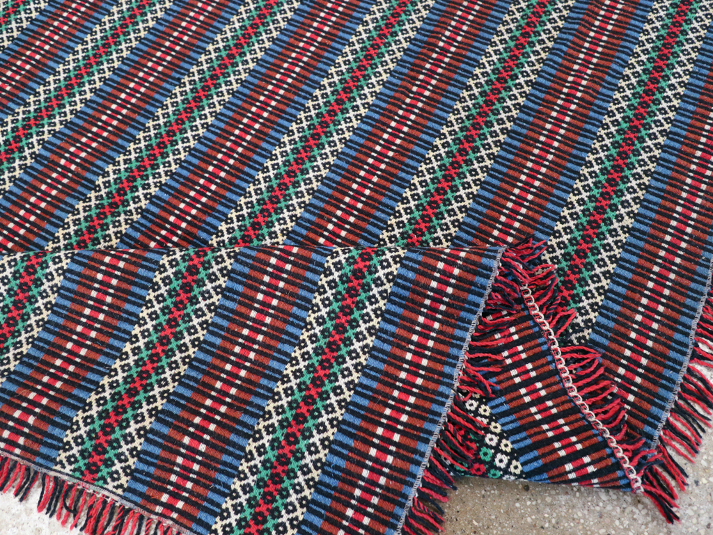Vintage European Flatweave, No.27655 - Gss