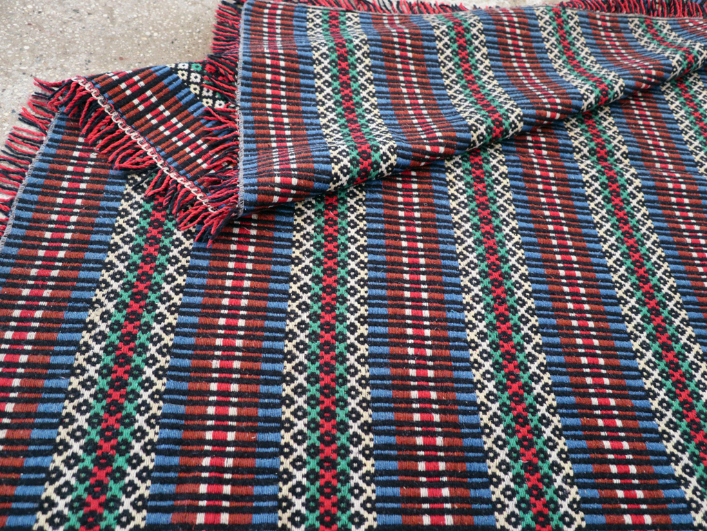 Vintage European Flatweave, No.27655 - Gss