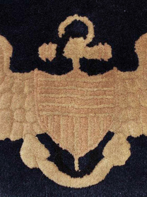 Vintage Chinese Pictorial Rug, No.27656 - Gss