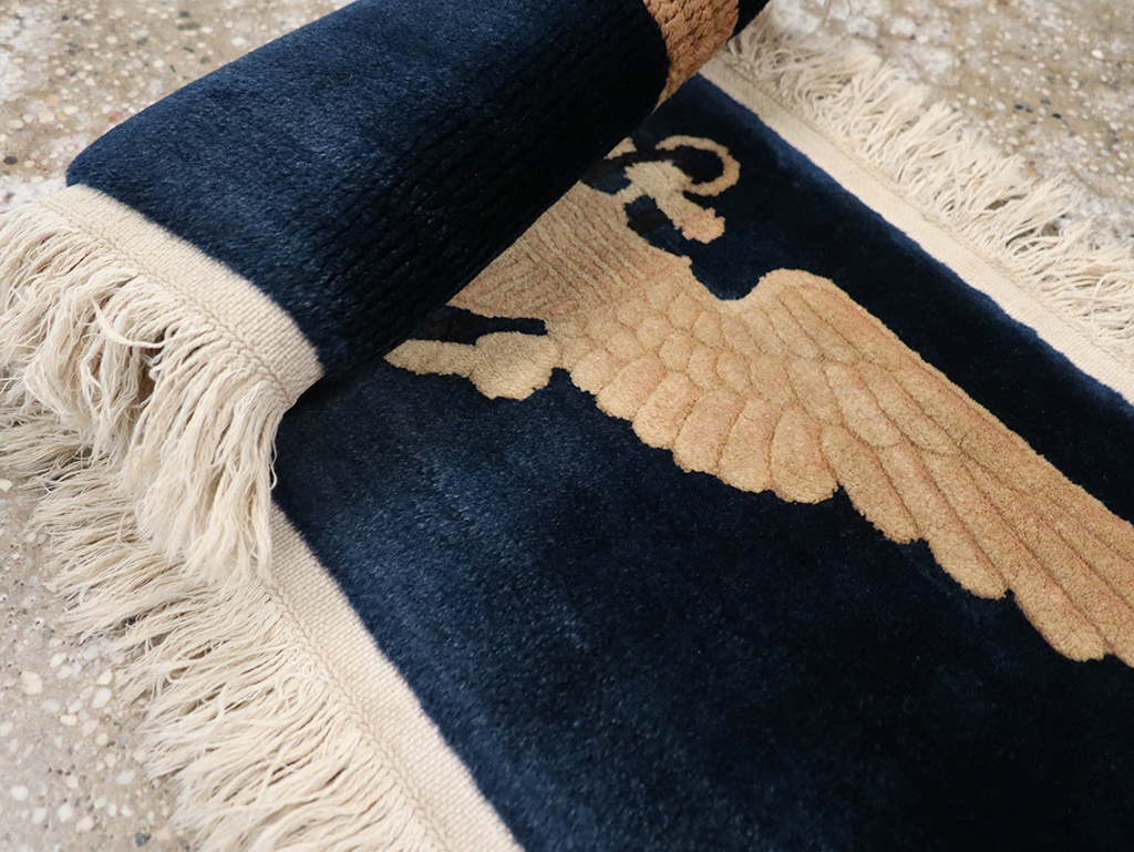 Vintage Chinese Pictorial Rug, No.27656 - Gss