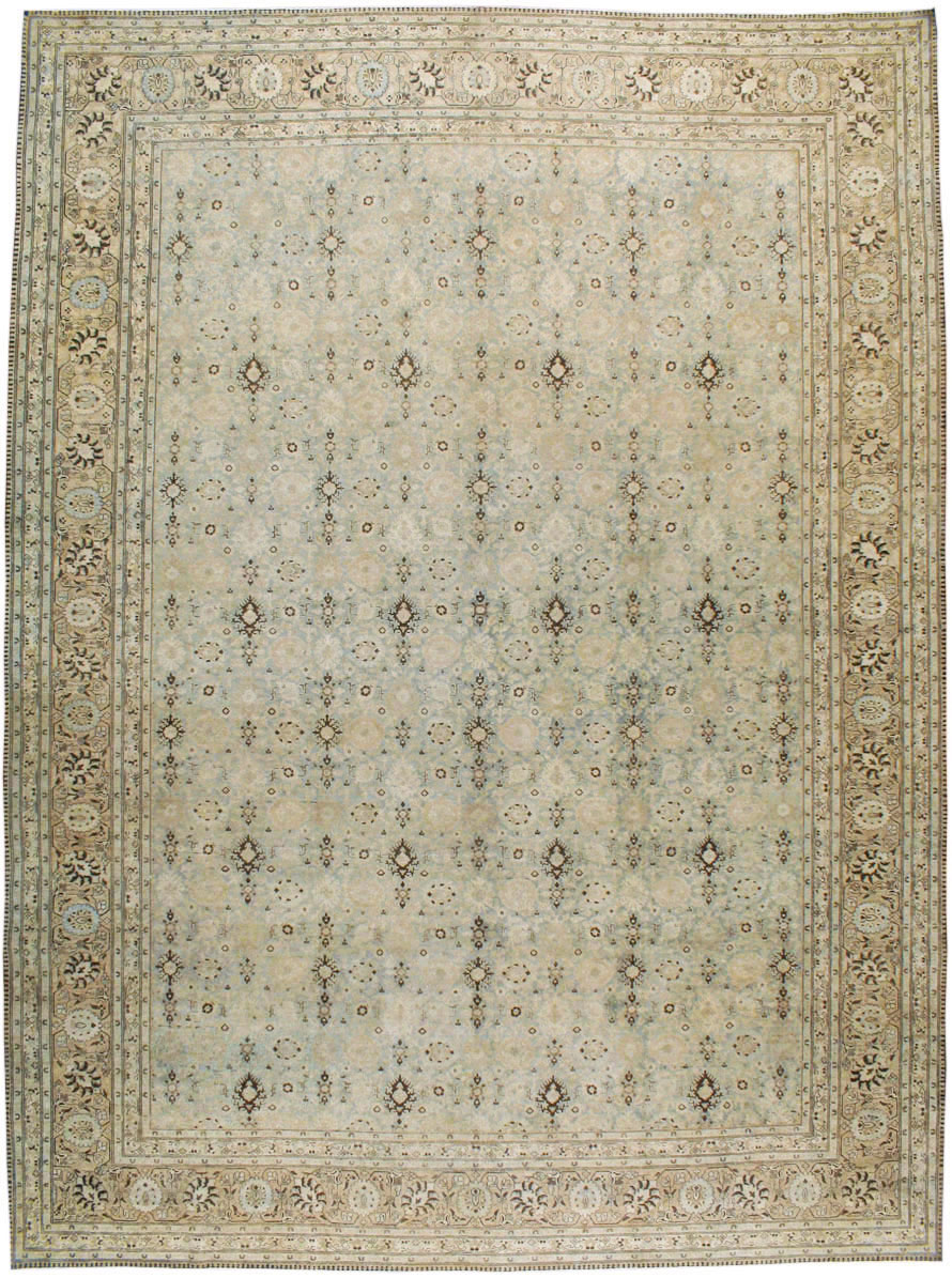 Antique Persian Tabriz Carpet, No.27659 - Gss