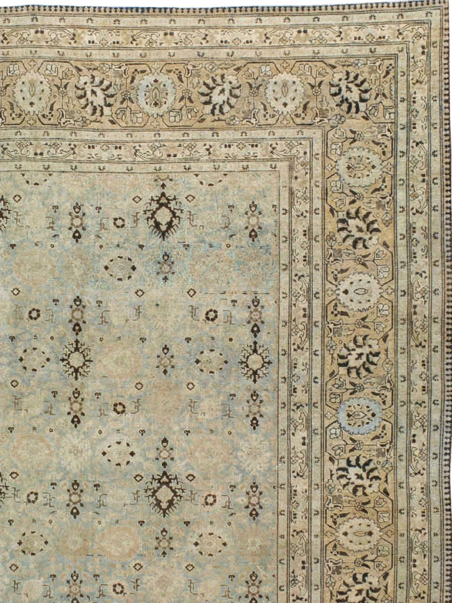 Antique Persian Tabriz Carpet, No.27659 - Gss