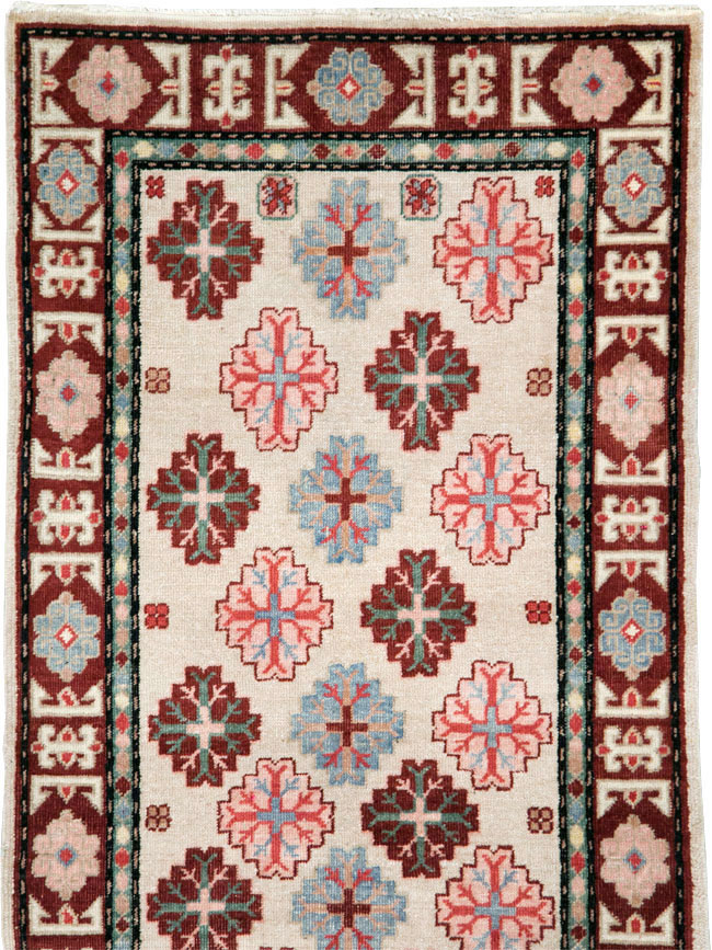 Vintage East Turkestan Khotan Runner (Pair: 1 of 2), No.27663 - Gss