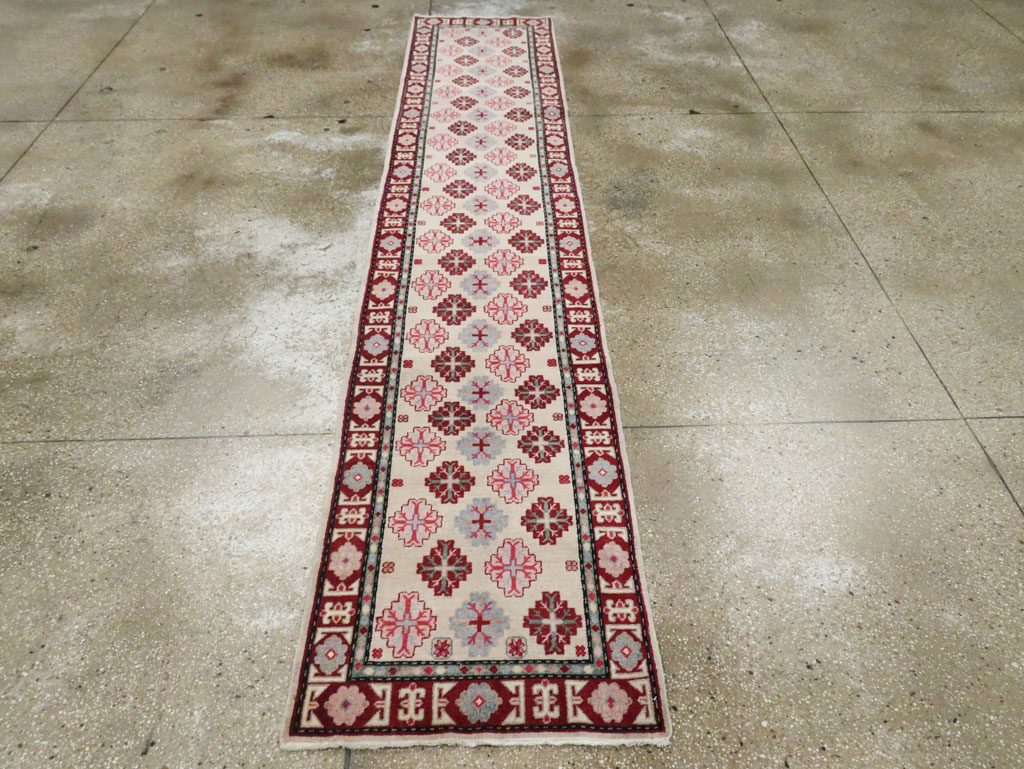 Vintage East Turkestan Khotan Runner (Pair: 1 of 2), No.27663 - Gss