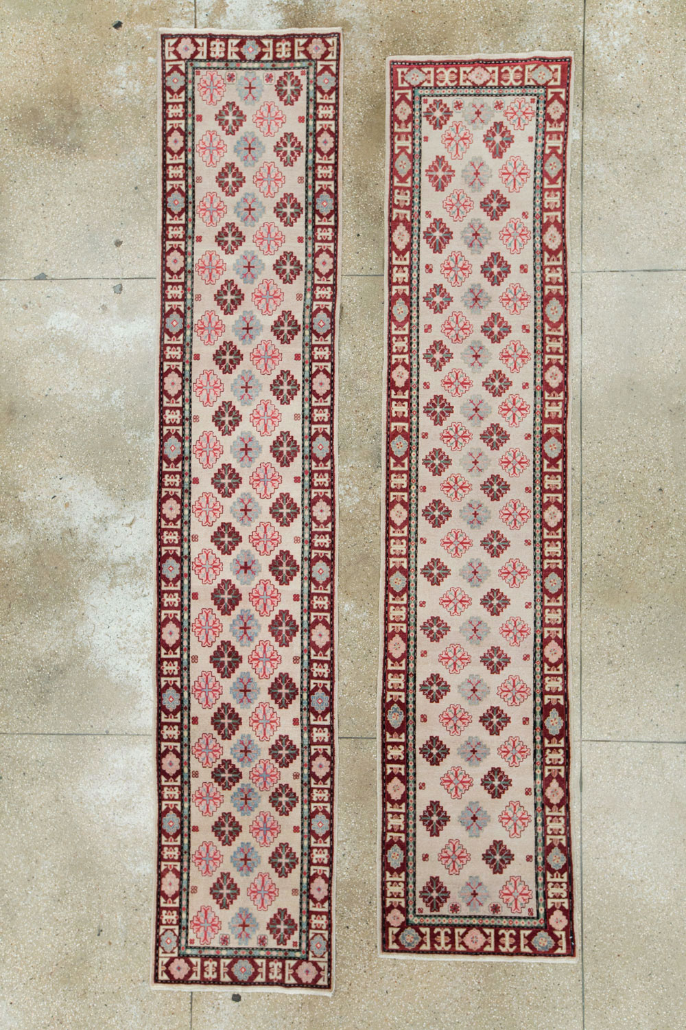 Vintage East Turkestan Khotan Runner (Pair: 1 of 2), No.27663 - Gss