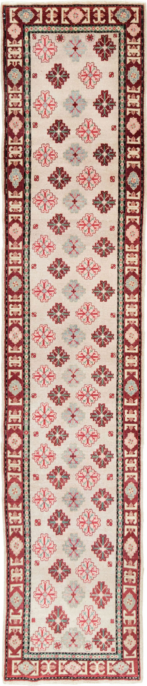 Vintage East Turkestan Khotan Runner (Pair: 2 of 2), No.27664 - Gss