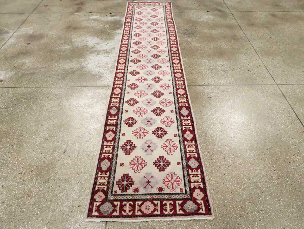 Vintage East Turkestan Khotan Runner (Pair: 2 of 2), No.27664 - Gss