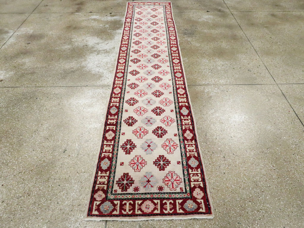 Vintage East Turkestan Khotan Runner (Pair: 2 of 2), No.27664 - Gss