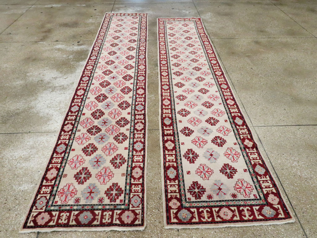 Vintage East Turkestan Khotan Runner (Pair: 2 of 2), No.27664 - Gss