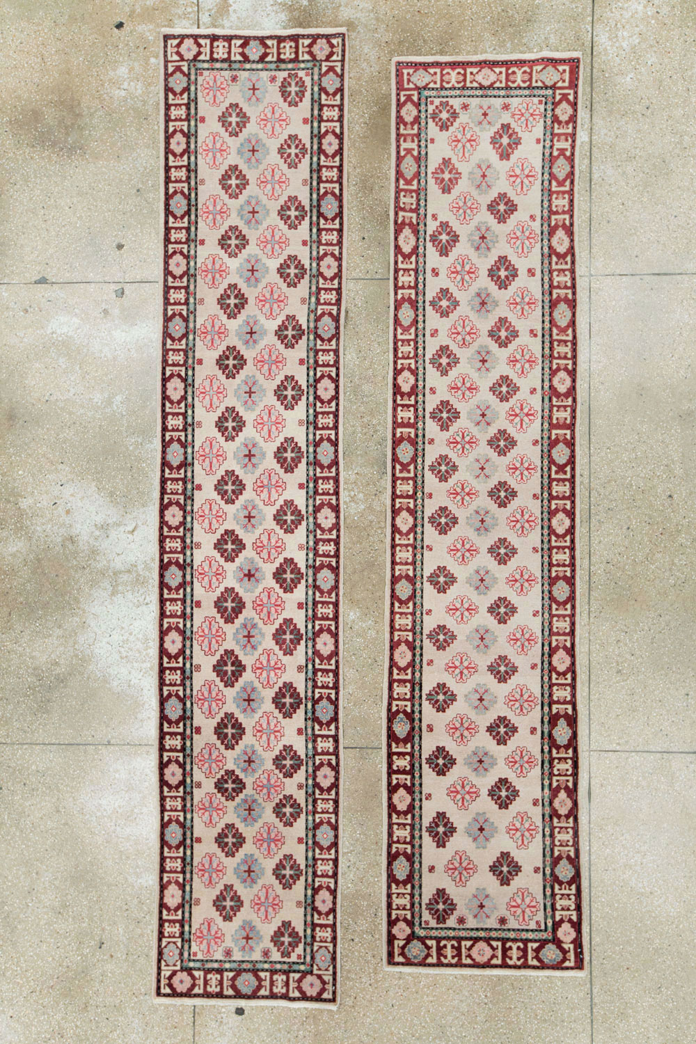 Vintage East Turkestan Khotan Runner (Pair: 2 of 2), No.27664 - Gss
