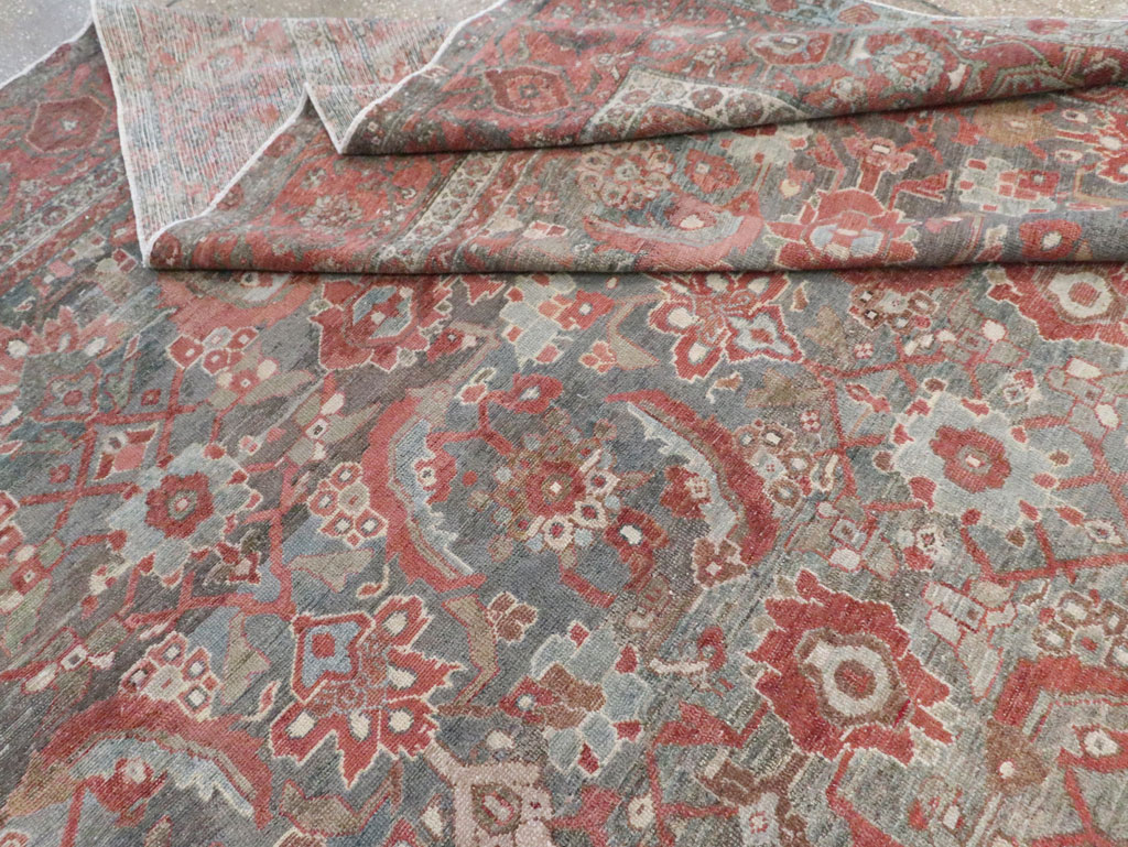 Antique Persian Malayer Room Size Carpet, No.27669 - Gss