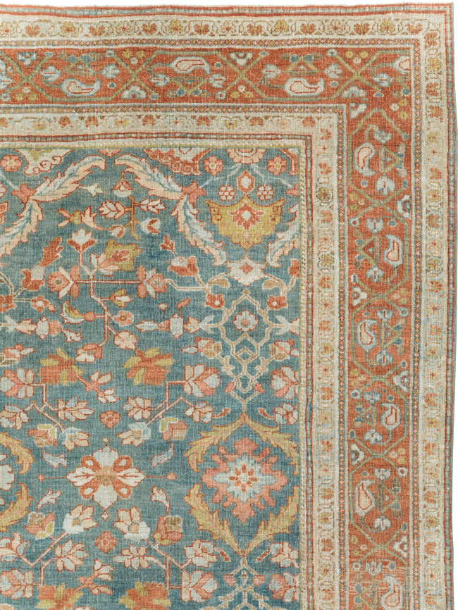 Antique Persian Sarouk Large Gallery Carpet, No.27670 - Gss