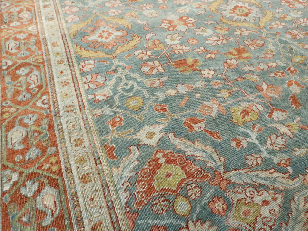 Antique Persian Sarouk Large Gallery Carpet, No.27670 - Gss