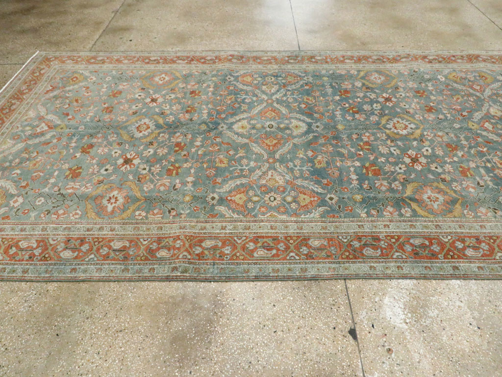 Antique Persian Sarouk Large Gallery Carpet, No.27670 - Gss