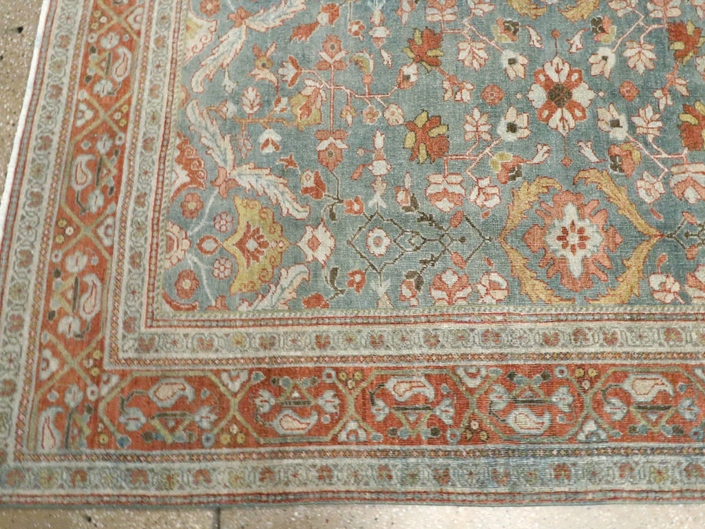 Antique Persian Sarouk Large Gallery Carpet, No.27670 - Gss