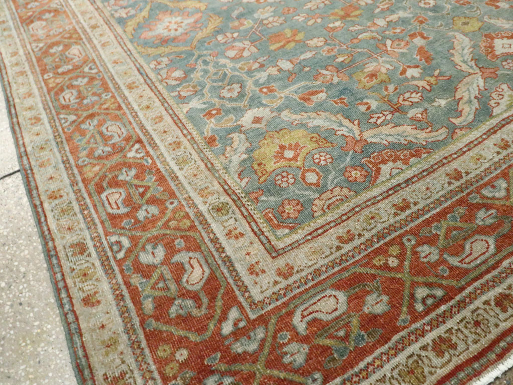 Antique Persian Sarouk Large Gallery Carpet, No.27670 - Gss
