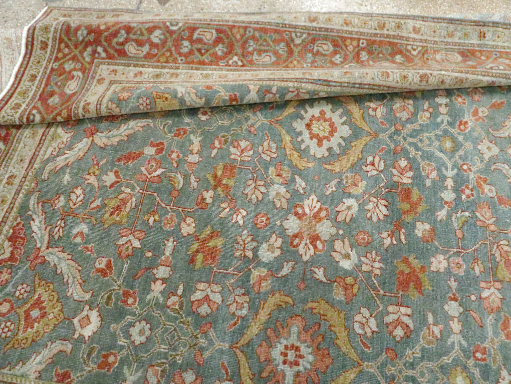 Antique Persian Sarouk Large Gallery Carpet, No.27670 - Gss