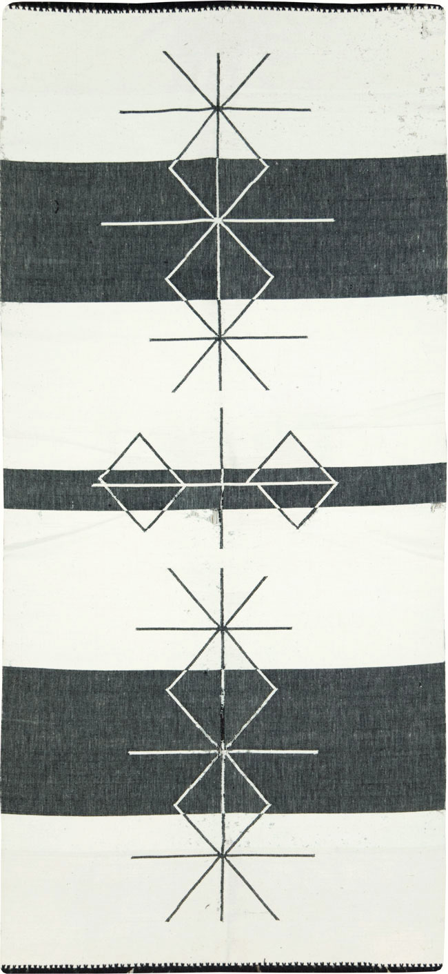 Vintage Ecuadorian Textile Flatweave, No.27672 - Gss