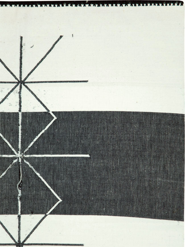 Vintage Ecuadorian Textile Flatweave, No.27672 - Gss