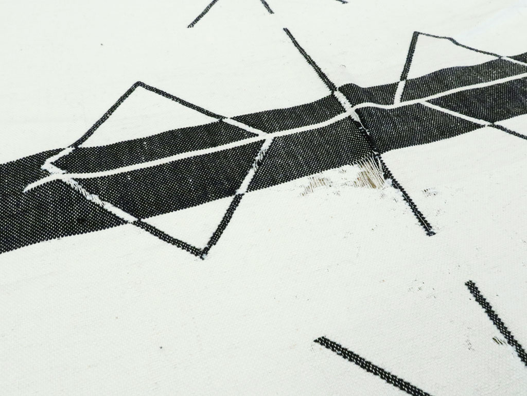 Vintage Ecuadorian Textile Flatweave, No.27672 - Gss