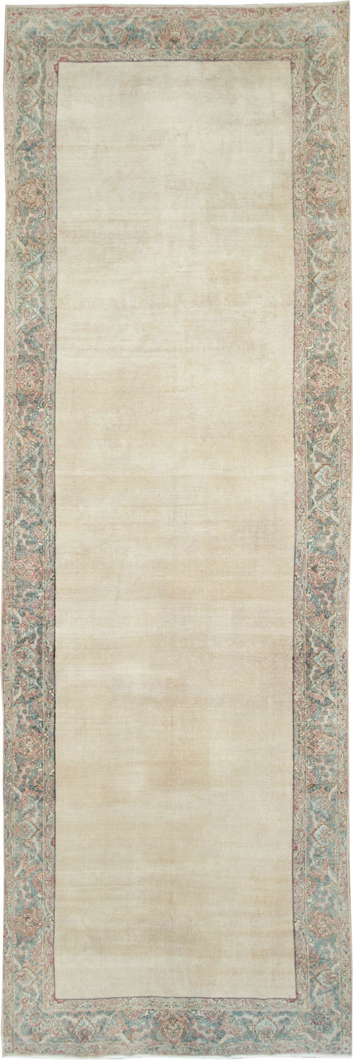 Antique Persian Lavar Kerman Gallery Carpet, No.27684 - Gss