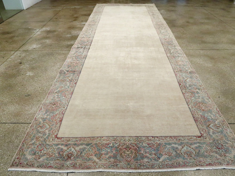 Antique Persian Lavar Kerman Gallery Carpet, No.27684 - Gss