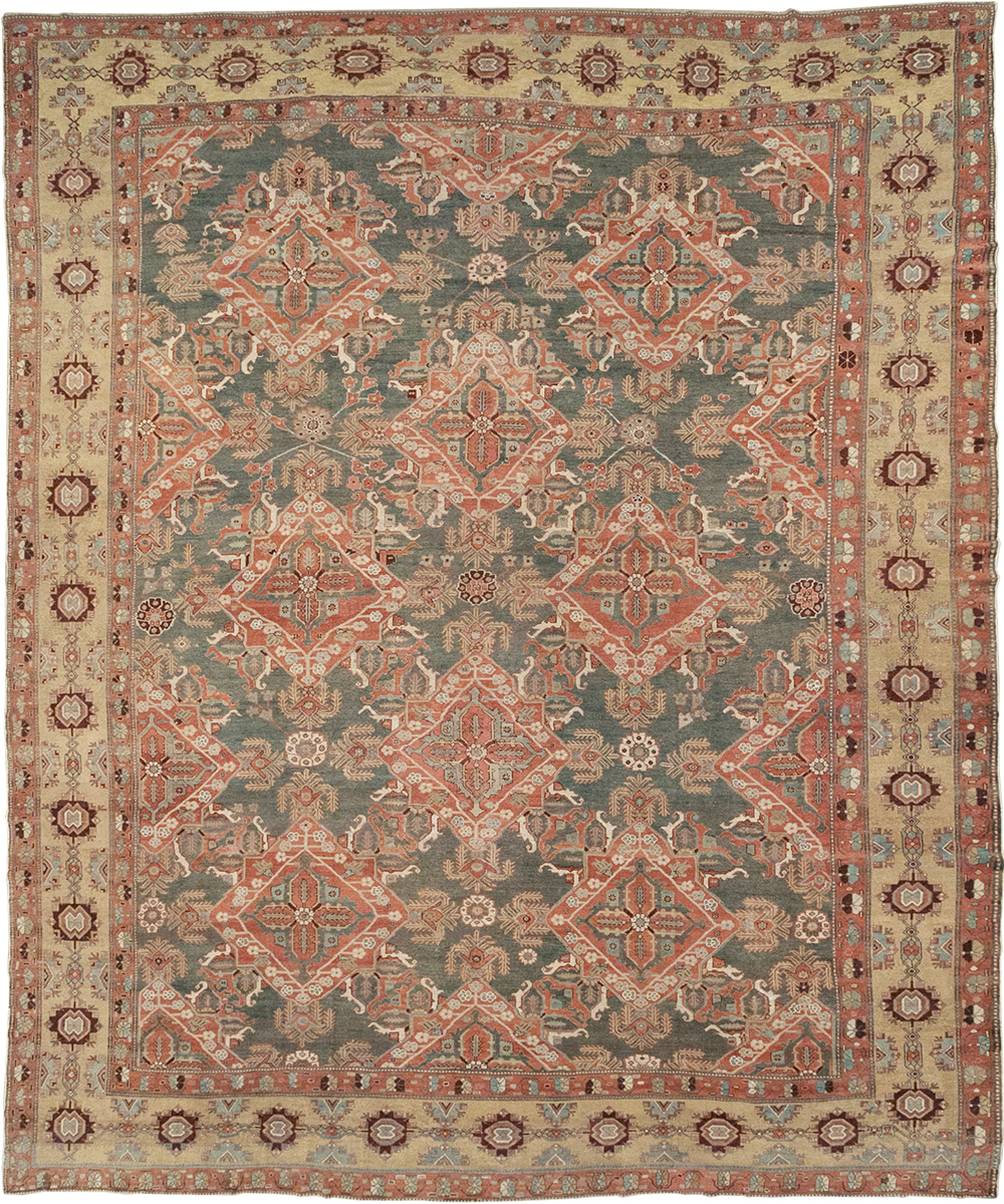 Antique Persian Bakhtiari Large Carpet, No.27692 - Gss