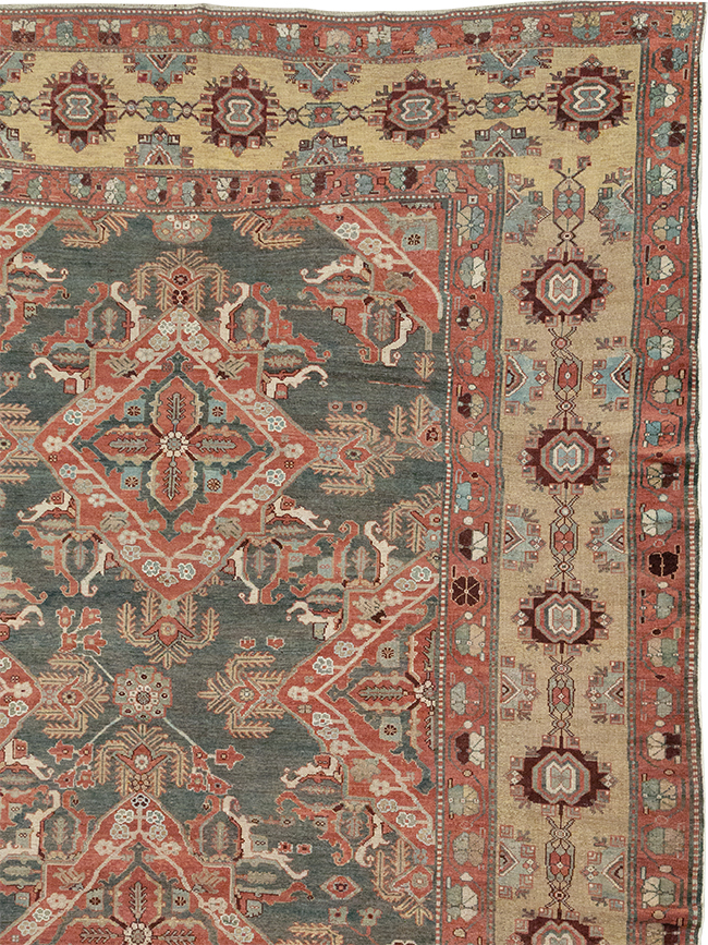 Antique Persian Bakhtiari Large Carpet, No.27692 - Gss
