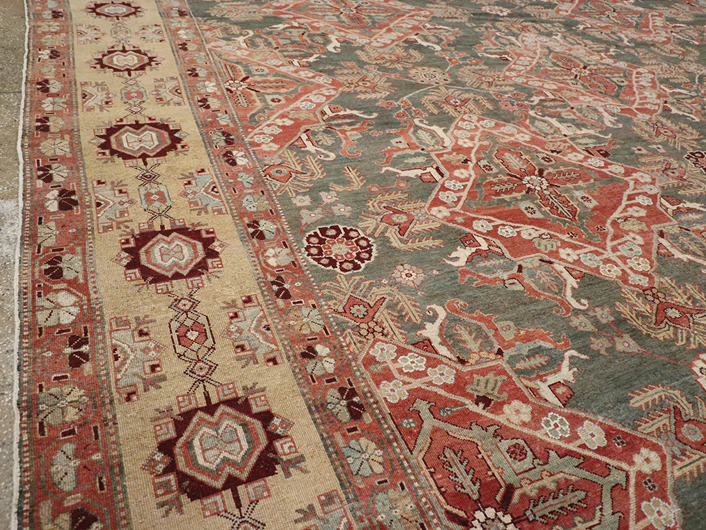 Antique Persian Bakhtiari Large Carpet, No.27692 - Gss