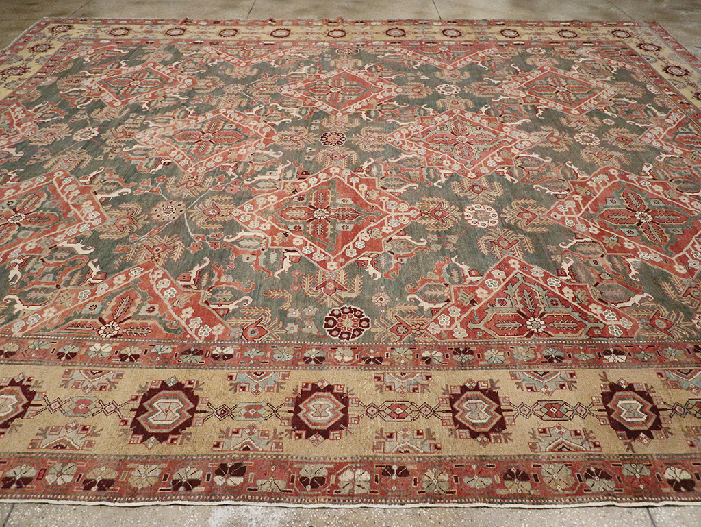 Antique Persian Bakhtiari Large Carpet, No.27692 - Gss