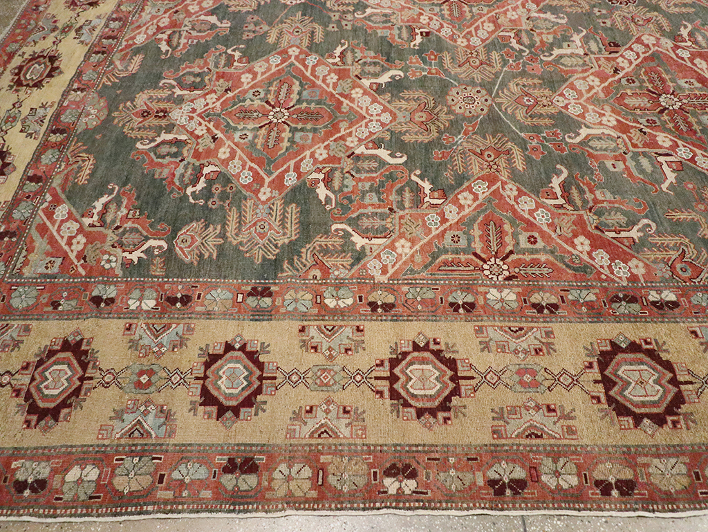 Antique Persian Bakhtiari Large Carpet, No.27692 - Gss