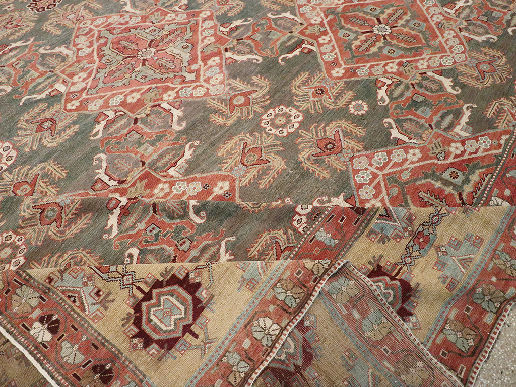 Antique Persian Bakhtiari Large Carpet, No.27692 - Gss