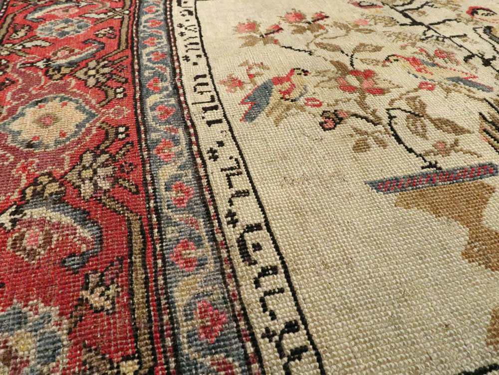 Antique Pictorial Karabagh Rug, No.27693 - Gss