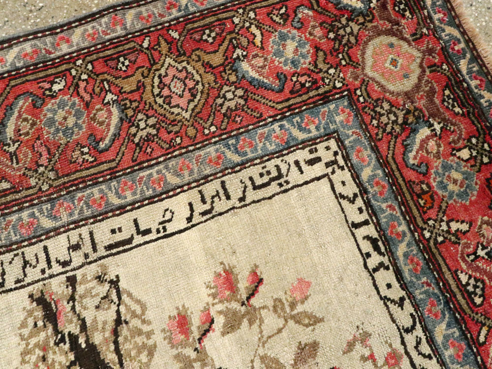 Antique Pictorial Karabagh Rug, No.27693 - Gss