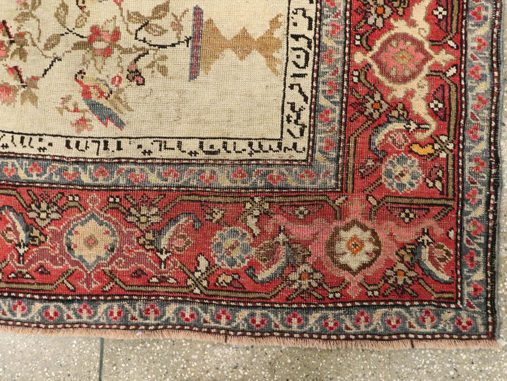 Antique Pictorial Karabagh Rug, No.27693 - Gss