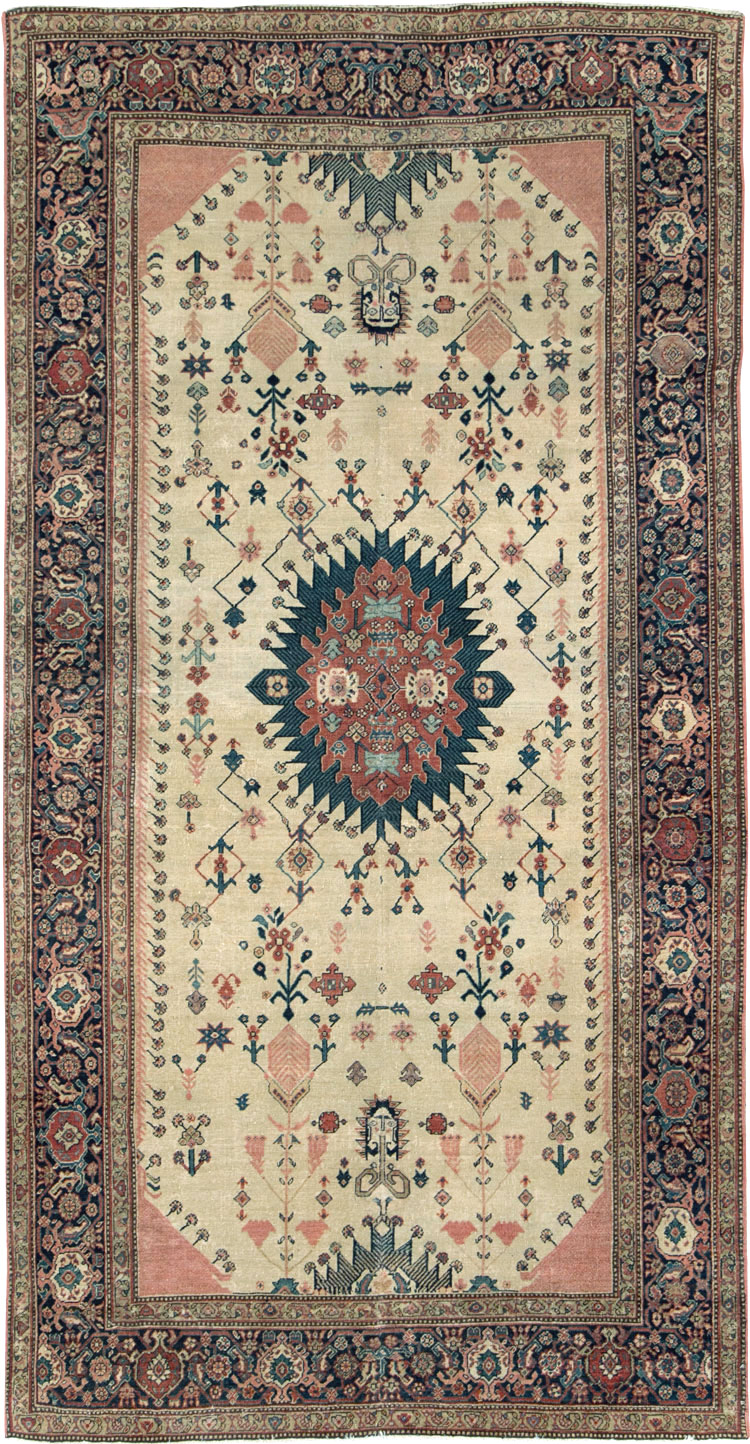 Antique Persian Fereghan Carpet, No.27714 - Gss