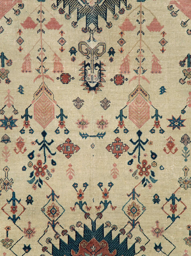 Antique Persian Fereghan Carpet, No.27714 - Gss
