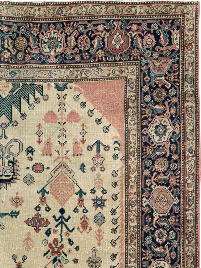 Antique Persian Fereghan Carpet, No.27714 - Gss