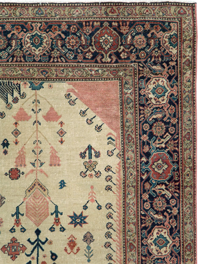 Antique Persian Fereghan Carpet, No.27714 - Gss