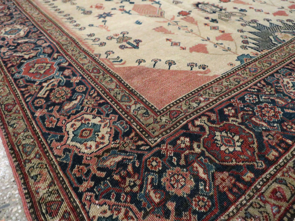 Antique Persian Fereghan Carpet, No.27714 - Gss