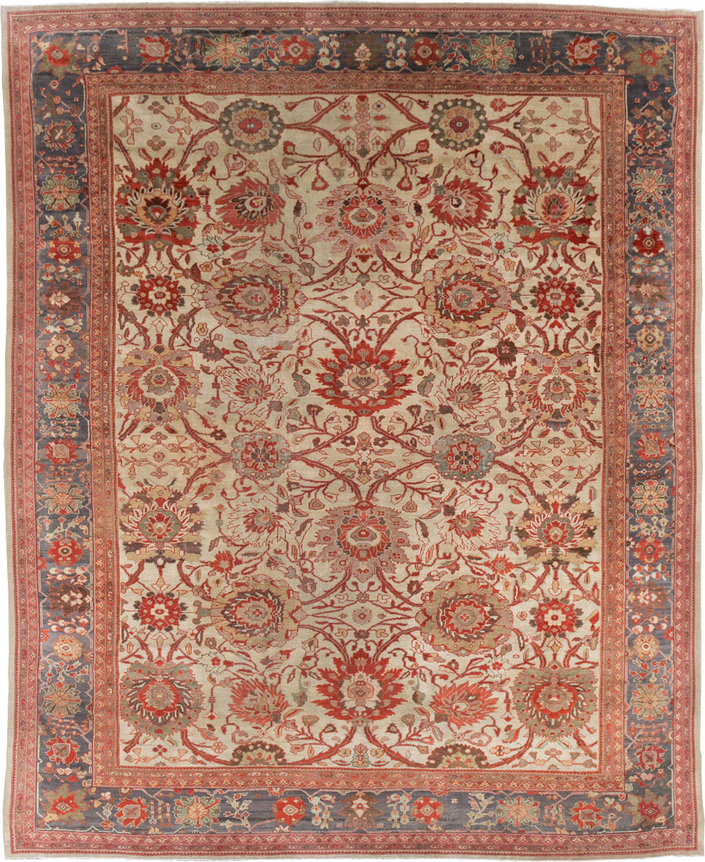 Antique Persian Sultanabad Carpet, No.27717 - Gss