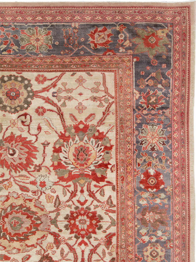 Antique Persian Sultanabad Carpet, No.27717 - Gss