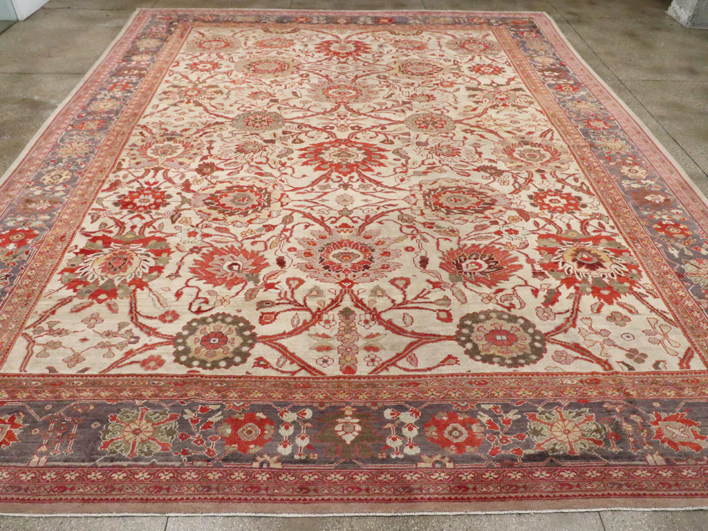 Antique Persian Sultanabad Carpet, No.27717 - Gss