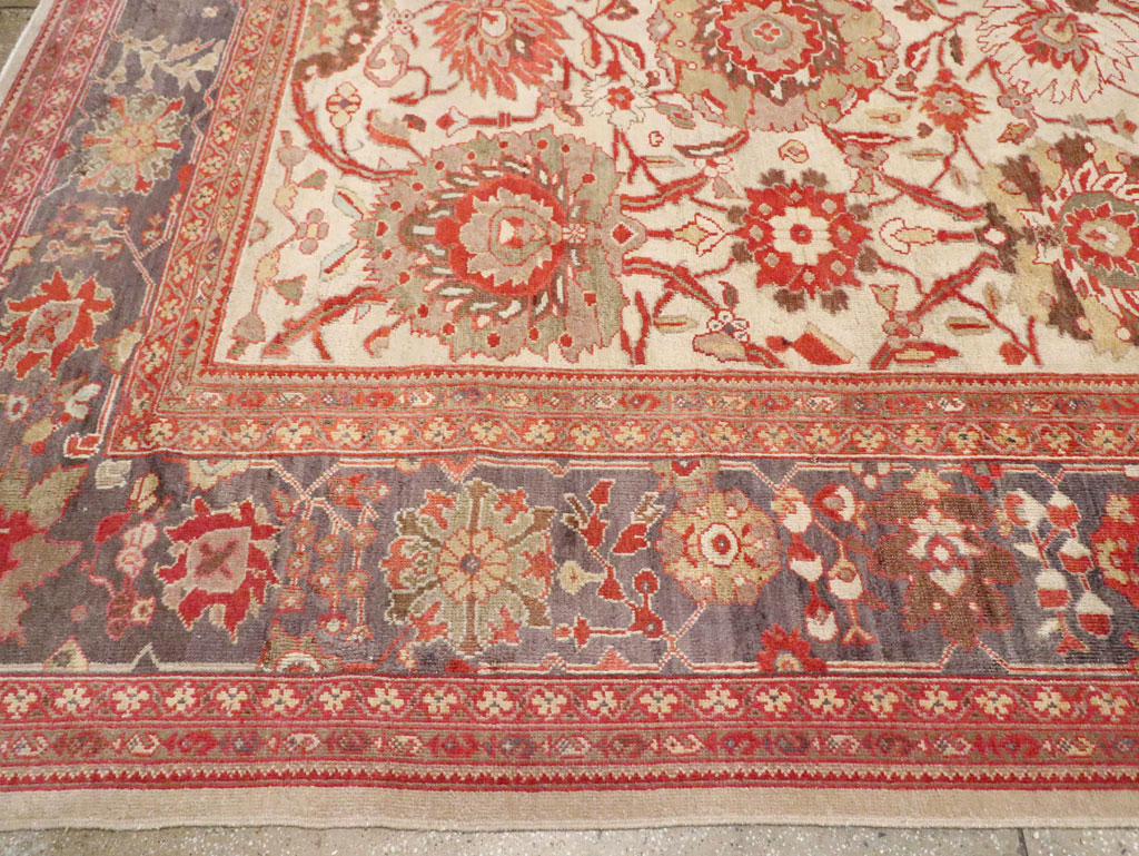 Antique Persian Sultanabad Carpet, No.27717 - Gss