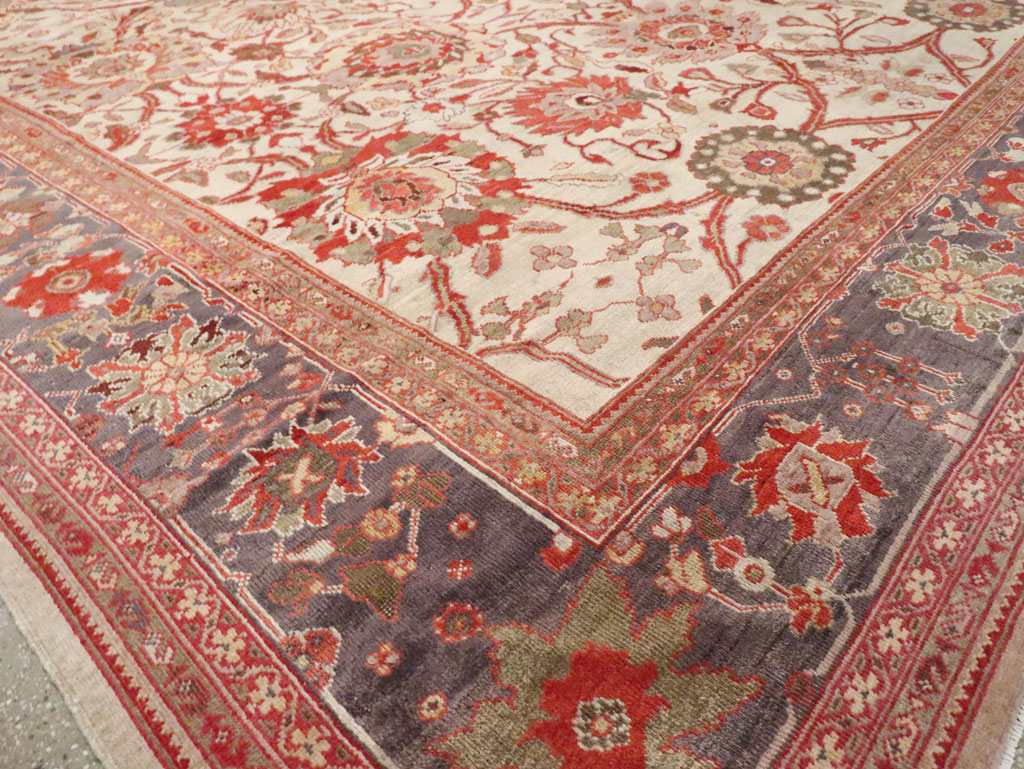 Antique Persian Sultanabad Carpet, No.27717 - Gss